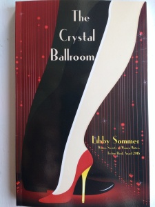 red and black book cover 'The Crystal Ballroom' by Libby Sommer